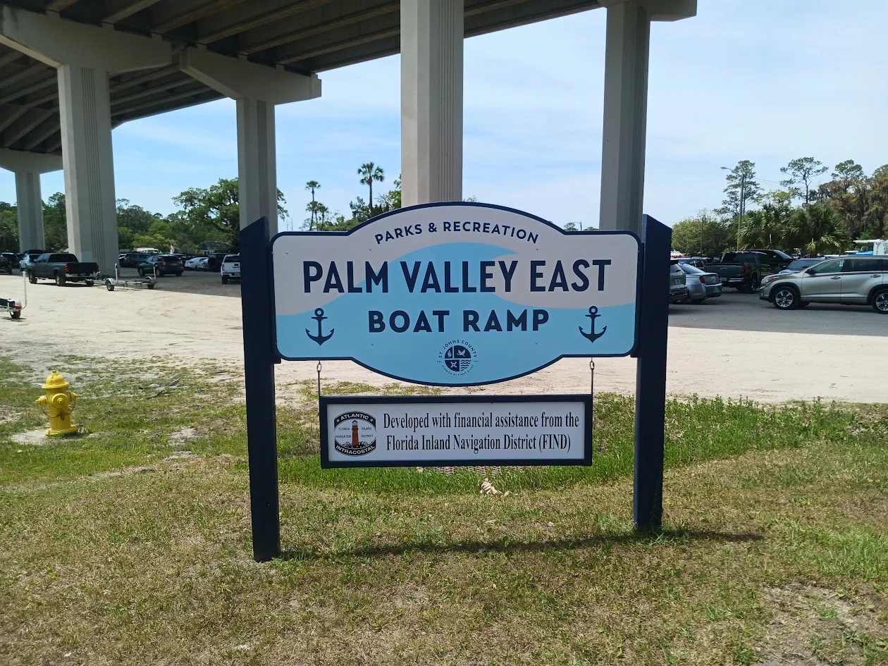 boat ramp along intracoastal waterway, ponte vedra